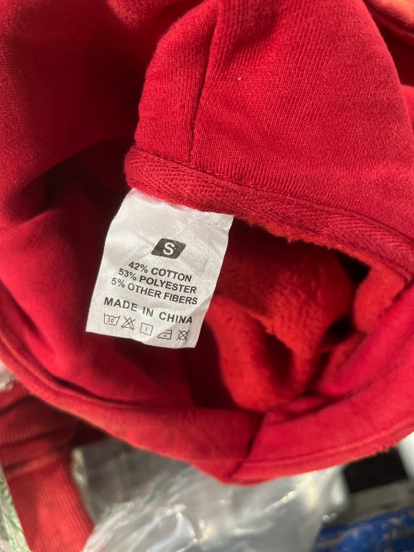 Photo 1 of Dnzzs Mens Hoodies Pullover Oversized Acid Wash Hoodie Heavyweight Hoodie Men Athletic Vintage Sweatshirt Streetwear Red