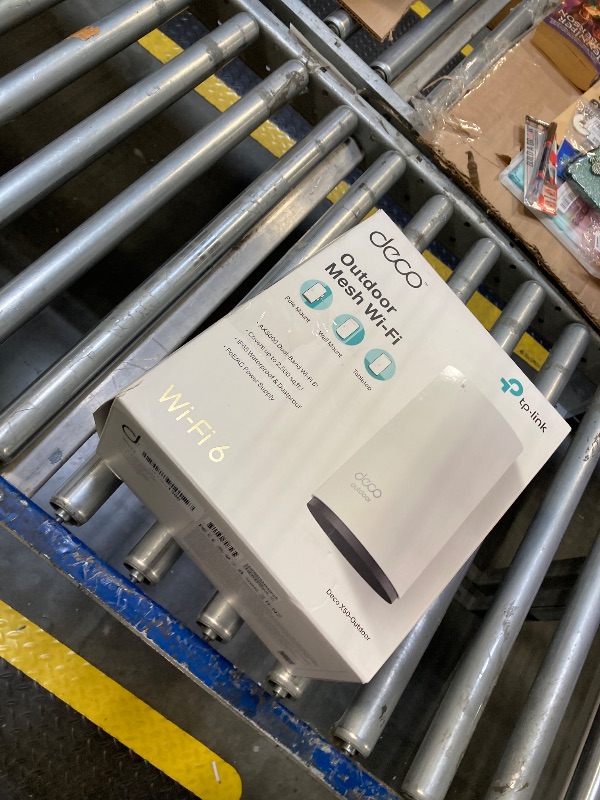 Photo 1 of TP-Link Deco Outdoor Mesh WiFi (Deco X50-Outdoor), AX3000 Dual Band WiFi 6 Mesh, 2 Gigabit PoE Ports, 802.3at PoE+,Weatherproof, Works with All Deco Mesh WiFi, 1-Pack
