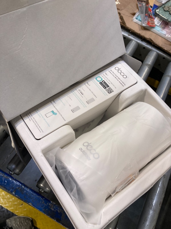 Photo 1 of TP-Link Deco Outdoor Mesh WiFi (Deco X50-Outdoor), AX3000 Dual Band WiFi 6 Mesh, 2 Gigabit PoE Ports, 802.3at PoE+,Weatherproof, Works with All Deco Mesh WiFi, 1-Pack