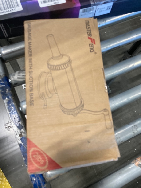 Photo 1 of 2 LBS Sausage Stuffer With Suction Base Homemade Sausage Filler Sausage Syringe Aluminum Manual Sausage Maker