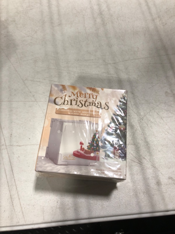 Photo 1 of Wowok Christmas Tree Building Blocks Set, LED Infinity Mirror Cube, DIY Night Light Building Toy, Christmas Home Decoration Table Lamp Lovely Xmas Gift for Kids Adults Holiday Family Friends