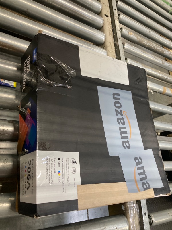 Photo 1 of 206A Toner Cartridges 4 Pack (with Chip) Compatible Replacement for HP 206A 206X for Color Laserjet Pro MFP M283fdw M283cdw M283fdn M282nw Pro M255dw M255nw M283 M255 Printer W2110A W2110X High Yield