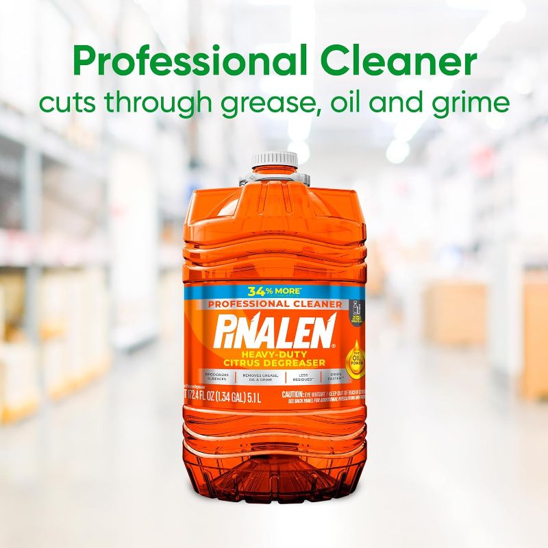 Photo 1 of 
PINALEN Heavy Duty Citrus Multipurpose Degreaser - Home Professional Cleaner for Indoor and Outdoor Use - Freshen, Clean, and Degrease 