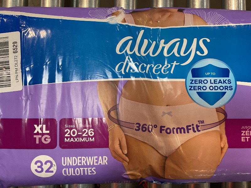 Photo 1 of Always Discreet Adult Incontinence Underwear for Women and Postpartum Underwear