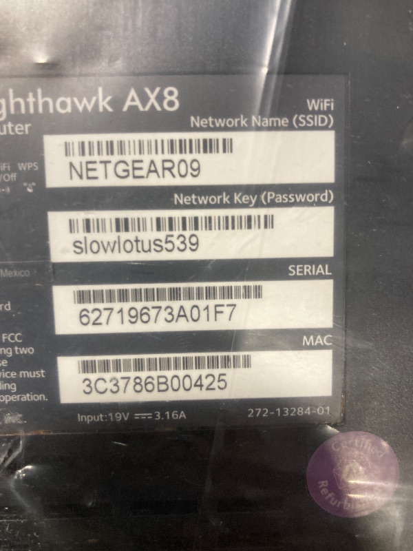 Photo 2 of NETGEAR Nighthawk WiFi 6E Router (RAXE500) AXE11000 10.8Gbps Wireless Speed – 2.5Gb Internet Port – Tri-Band Gigabit Router – Covers 3,500 sq. ft., 60 Devices – Built-in VPN, USB 3.0, Type-C, Gaming