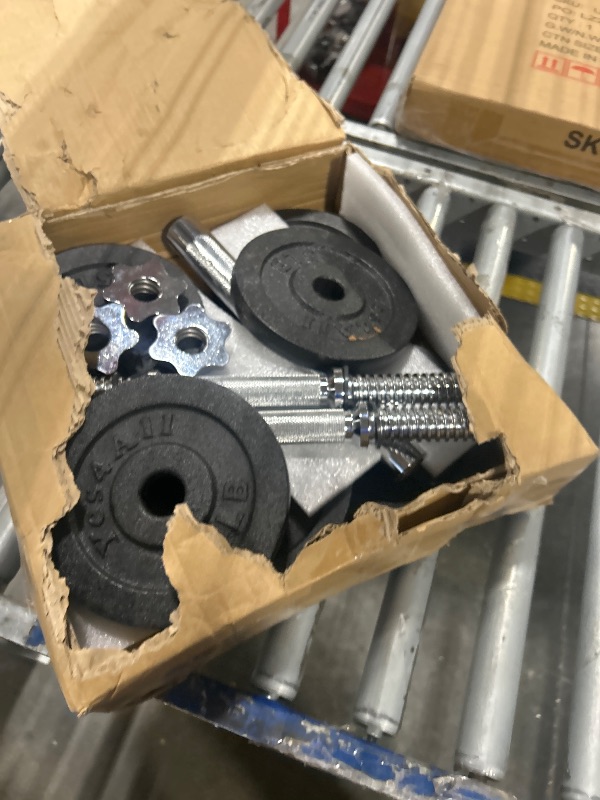 Photo 1 of Yes4All Dumbbell Adjustable - 60lbs + Connector