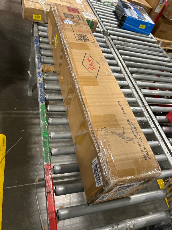 Photo 1 of Sunny Health & Fitness Smart Upright Row-N-Ride Exerciser, Squat Assist Trainer for Glutes Workout with Adjustable Resistance, Easy Setup & Foldable, Glute & Leg Exercise Machine- NO. 077SMART