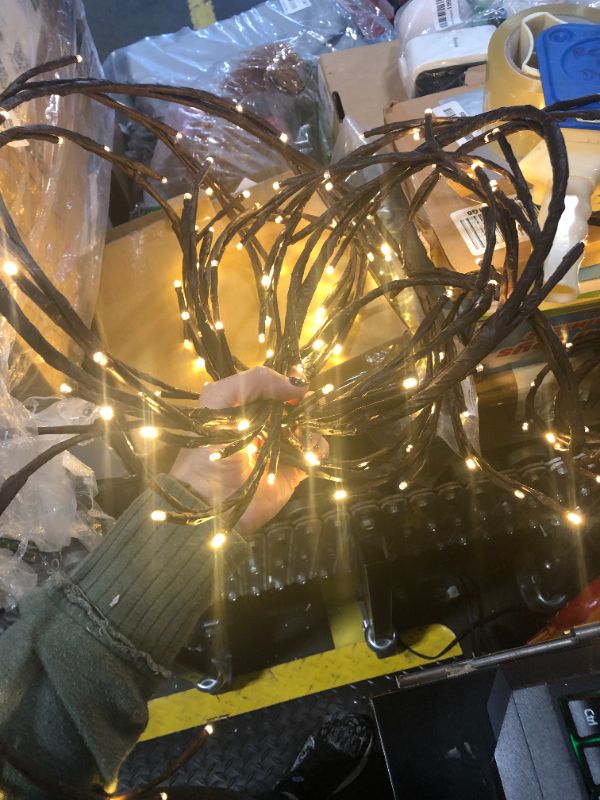 Photo 1 of ***USED***ONY 1 VINE**Enchanted Willow Vine Lights 9.3ft 160LED, Vines for Home Decor Lighted Tree for Walls in 8 Modes & Timer, Branches Lights for Halloween Christmas Holiday Decor Indoor with Timer