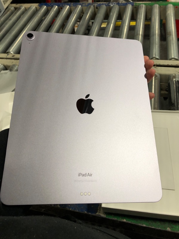 Photo 3 of Apple iPad Air 13-inch (M2): Built for Apple Intelligence, Liquid Retina Display, 256GB, 12MP Front/Back Camera, Wi-Fi 6E, Touch ID, All-Day Battery Life — Purple