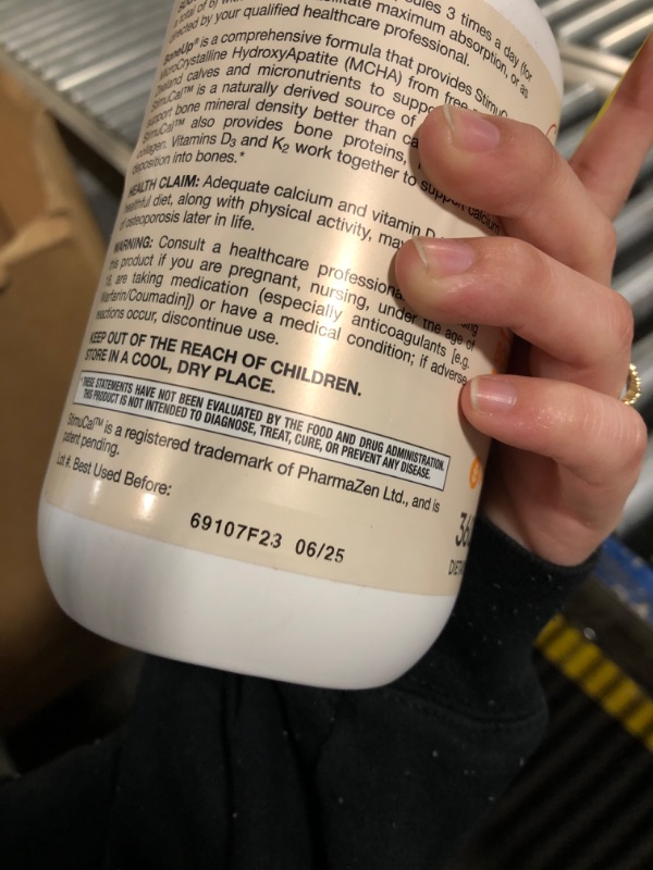 Photo 1 of Jarrow Formulas BoneUp for Bone Density and Skeletal Nutrition, Includes Vitamin D3, K2 (as MK-7) and Calcium, 360 Capsules, Up to a 60 Day Supply