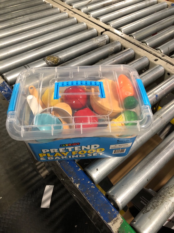 Photo 1 of Kids Cooking and Baking Chef Set with Sliceable Play Food - Pretend Play Toddler Kitchen Toys - Kid Chef Apron, Fruit, Veggies, Hat & Utensils Kids Toy (Chef Set with Play Food)