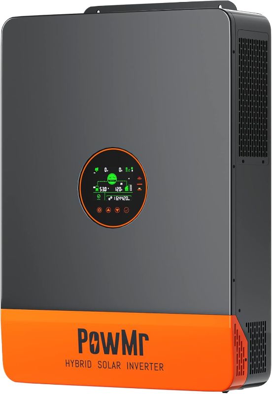 Photo 1 of ***SIMILAR ITEM*** PowMr 10000W 48V Solar Inverter, 110V/240V Split Phase Pure Sine Wave Inverter with 100A MPPT Controller, Off-Grid Hybrid Inverter, Support Parallel 6 inverters, for Lead Acid and Lithium Battery