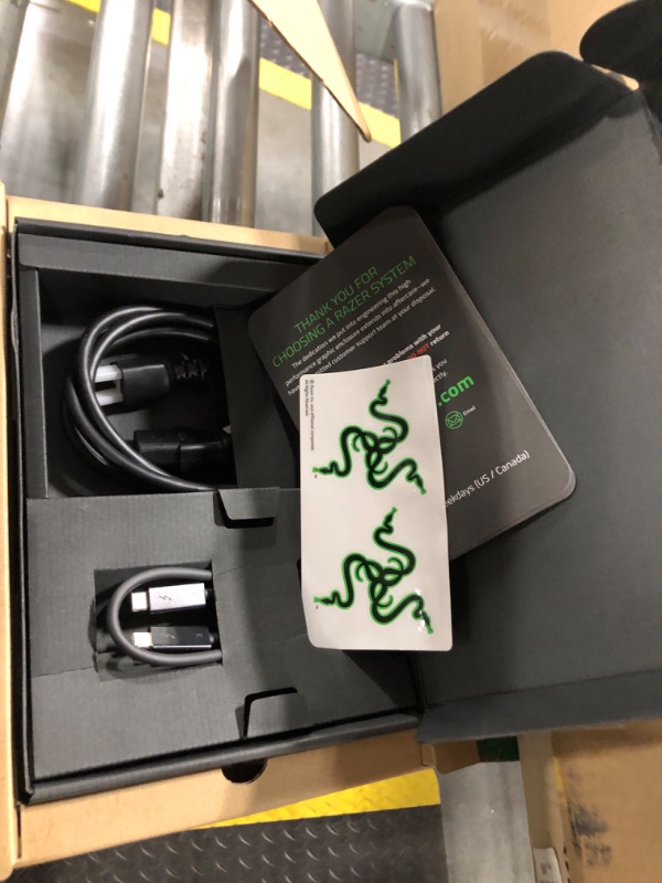 Photo 1 of Razer Core X Aluminum External GPU Enclosure (eGPU): Compatible with Windows & MacOS Thunderbolt 3 Laptops, NVIDIA/AMD PCIe Support, 650W PSU, Classic Black