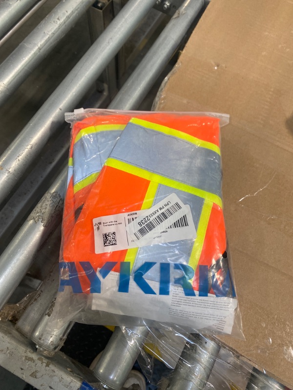 Photo 2 of AYKRM 11 colors available safety vest orange small