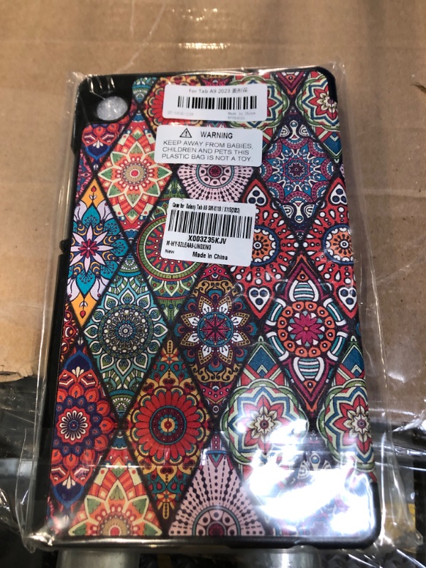 Photo 1 of Smart Case for Samsung Galaxy Tab A9 8.7 Inch, Ratesell Lightweight Trifold Stand Smart Case Cover with Auto Wake/Sleep for Samsung Galaxy Tab A9 SM-X110/X115/X117 Mandala