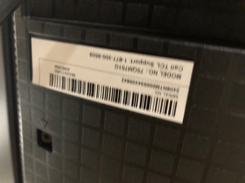 Photo 1 of TCL 75-Inch QM7 QLED 4K Smart QD-Mini LED TV with Google TV (75QM751G, 2024 Model) Dolby Vision IQ, Dolby Atmos, HDR, Game Accelerator up to 240Hz, Voice Remote, Works with Alexa, Streaming Television