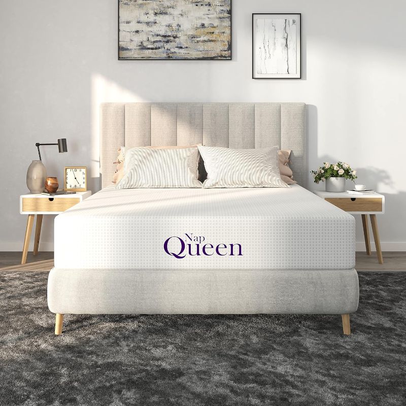 Photo 1 of *****There some dirt or stain***** HUTURE  12 Inch Full Size Mattress, Bamboo Charcoal Memory Foam Mattress, Bed in a Box, White** SIMILAR TO THIS PICTURE**