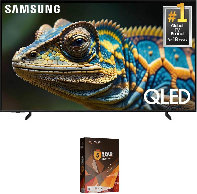 Photo 3 of 
Samsung QN50Q60DAFXZA 50 Inch Q60D QLED 4K Smart TV with Quantum HDR and 5 Year Amber Protection Plan (2024)