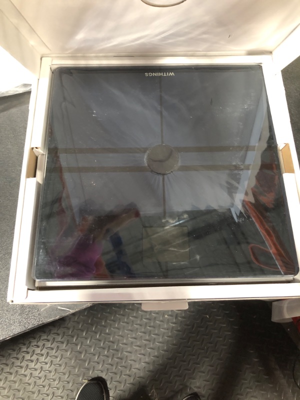 Photo 1 of WITHINGS Body Comp - Scale for Body Weight and Complete Body Analysis, Wi-Fi & Bluetooth, Baby Digital Scale, Accurate Visceral Fat, Heart Health, Scales Compatible with Apple, FSA/HSA
