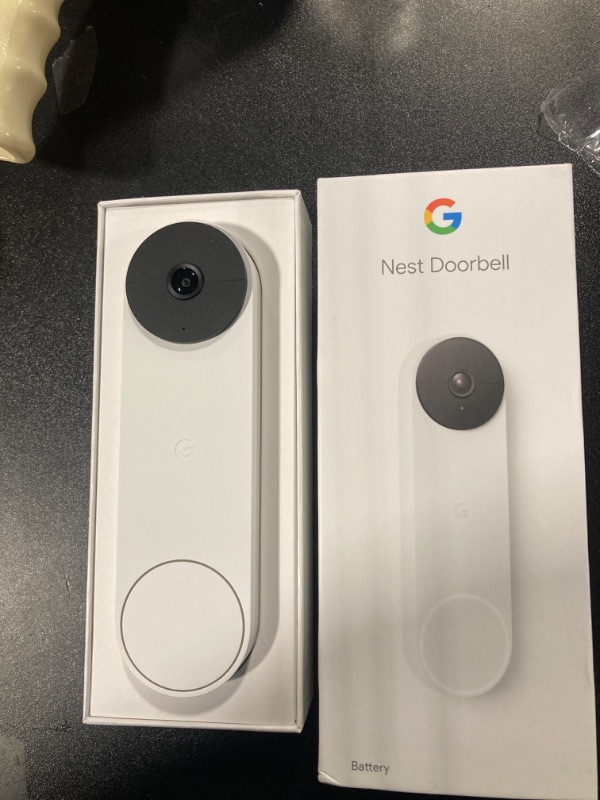 Photo 2 of Google Nest Doorbell (Battery) Wireless Doorbell Camera - Video Doorbell - Snow