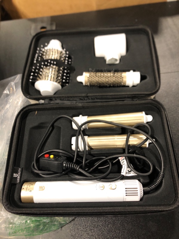 Photo 3 of ****USED****Hair Dryer Brush Blow Dryers: webeauty 5 in 1 One Step Professional Hot Air Brush Set for Fast Drying, Curling Drying, Straightening Combing, Hair Styler [Ceramic Coating] [Negative Ion] (White)