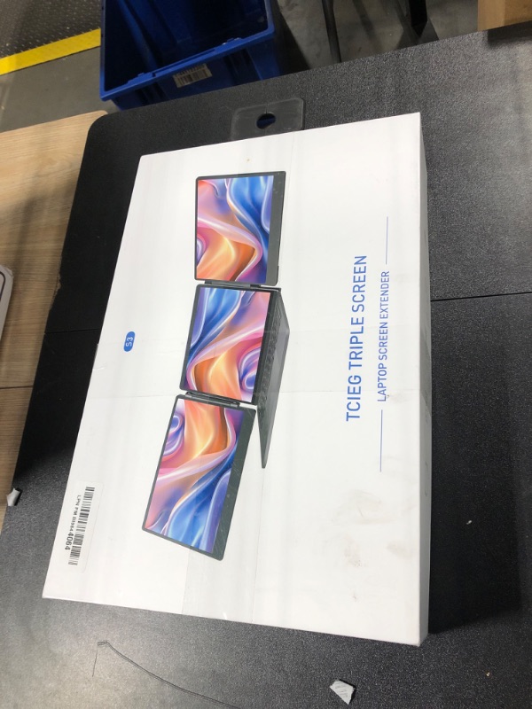 Photo 1 of Laptop Screen Extender, 14" Triple Portable Monitor for Laptop 13-17" with Type-C/HDMI Port, 1080P FHD Display Screen Extender Monitor for Windows/Mac/Android/PS5, Plug & Play