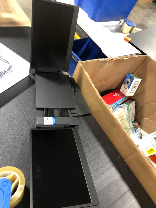 Photo 1 of Laptop Screen Extender, 14" Triple Portable Monitor for Laptop 13-17" with Type-C/HDMI Port, 1080P FHD Display Screen Extender Monitor for Windows/Mac/Android/PS5, Plug & Play