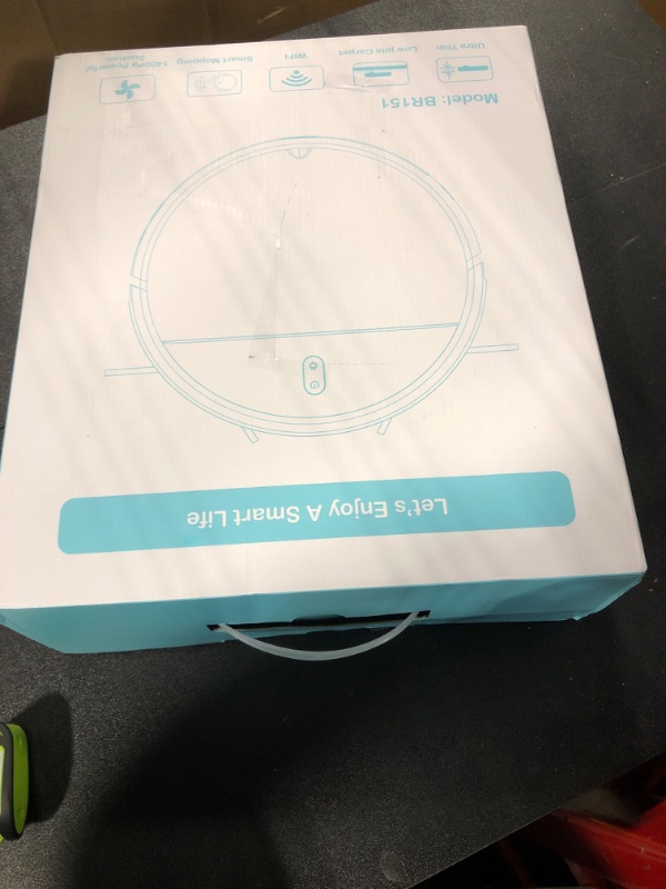 Photo 1 of Robot Vacuum and Mop Combo, 2 in 1 Robot Mop and Vacuum, Robotic Vacuum Cleaner with WiFi/App, 2000Pa Suction, 230ML Water Tank, Self-Charging, Slim, Ideal for Hard Floor, Low Pile Carpet, Pet Hair