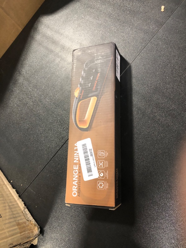 Photo 1 of Orange Ninja Knife Sharpeners for Kitchen- 5 Adjustable Sharpening Angle- Premium Quality - Handheld Knives & Pocket Knife Sharpener by Sharp Pebble
