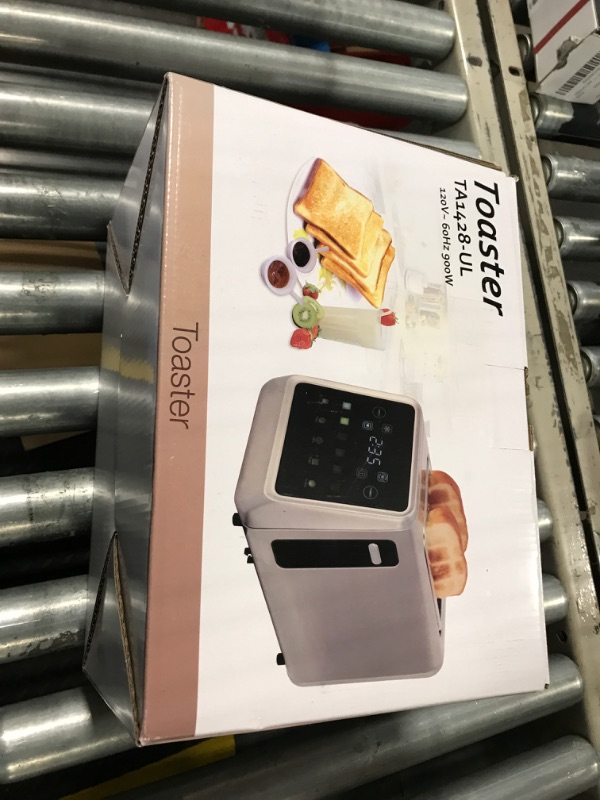 Photo 2 of *** for parts*** Toaster Touch Screen Toaster 2 Slice with LCD Display Stainless Steel Digital Timer Toaster 6 Bread Types& 6 Shade Settings Smart Extra Wide Slots Toaster With Bagel Cancel,Defrost Functions