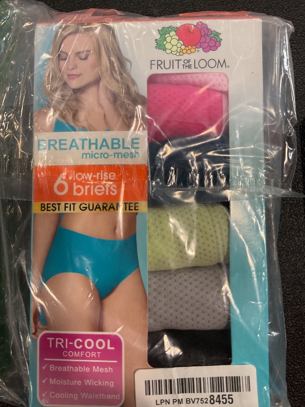 Photo 1 of Fruit of the Loom Breathable Micro Mesh lo rise briefs SIZE 8/XL 