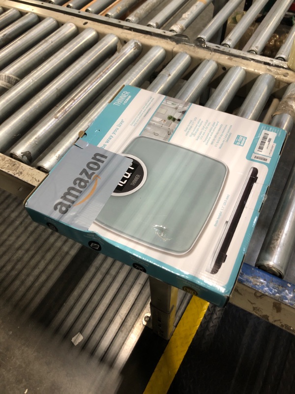 Photo 1 of Thinner by Conair Scale for Body Weight, Digital Bathroom Scale in Silver