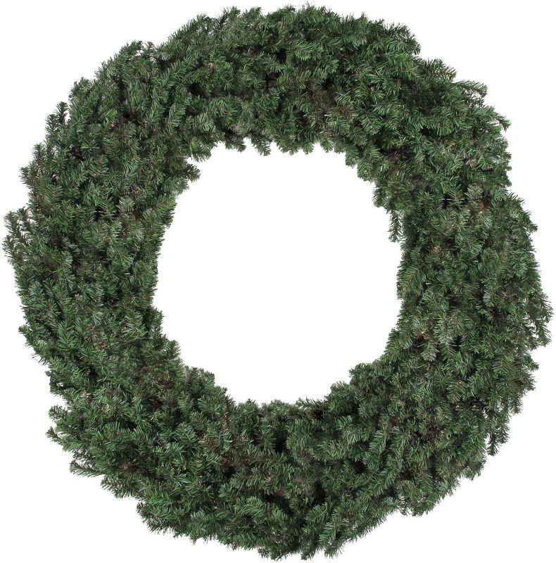 Photo 1 of 
6' Canadian Pine Commercial Size Artificial Christmas Wreath - Unlit
