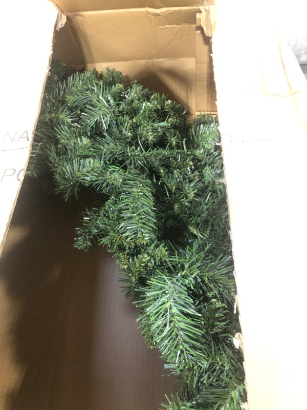 Photo 3 of 
6' Canadian Pine Commercial Size Artificial Christmas Wreath - Unlit
