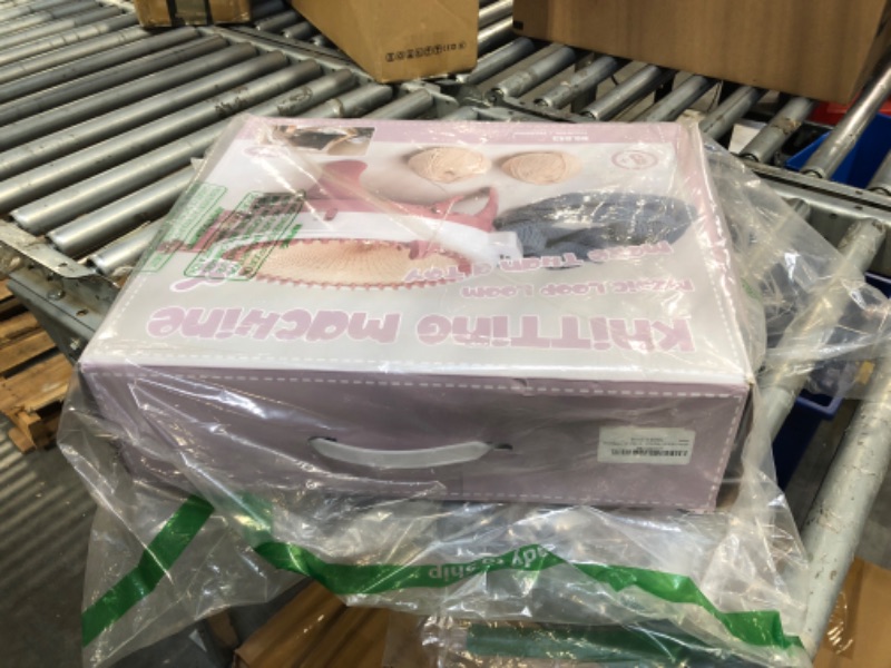 Photo 1 of 48-Pin Oversized Hand-Knitted, Knit Set, Knit Plate Rotary Double Knitting Machine Weaving Loom or Adult and Children's Ki
