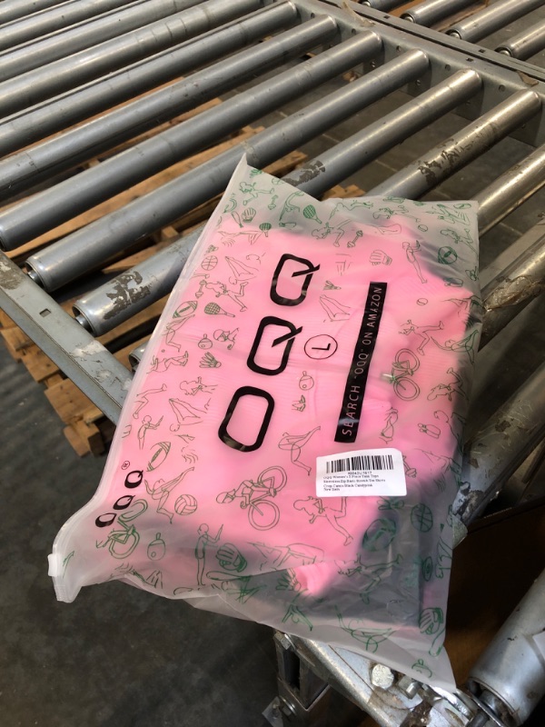 Photo 1 of ***USED***OQQ Women's 2 Piece Tank Tops Sleeveless Zip Basic Stretch Tee Shirts Crop Camis Black Candypink, SIZE L.