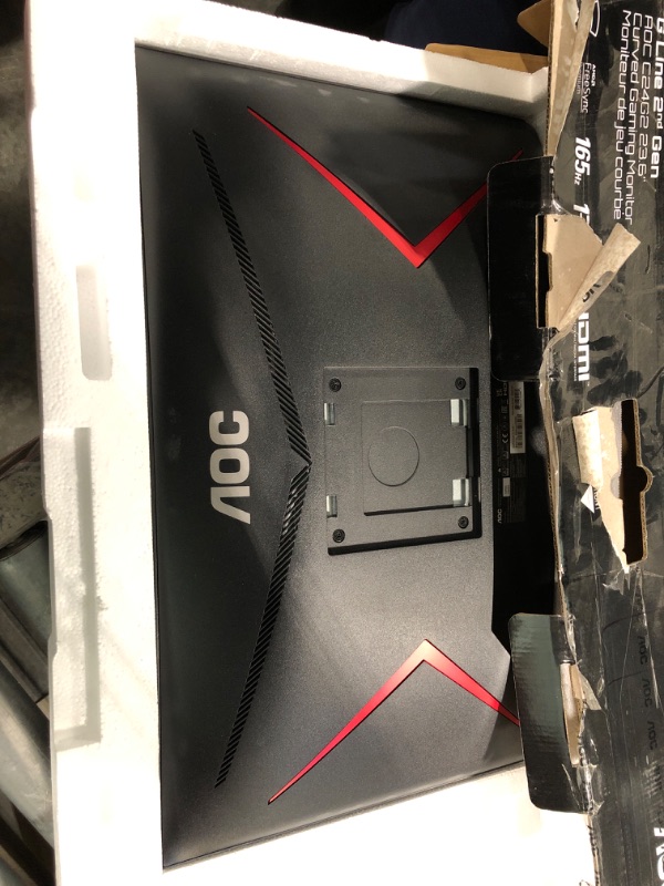 Photo 1 of AOC Gaming C24G2 - LED Monitor - Gaming - Curved - 23.6 - 1920 X 1080 Full HD (1080p) @ 165 Hz - VA - 250 CD/m