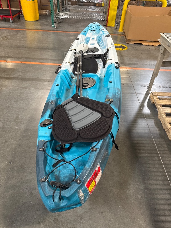 Photo 2 of **SMALL DENT IN FRONT** Perception Tribe 13.5 Sit on Top Tandem Kayak for All-Around Fun Large Rear Storage with Tie Downs