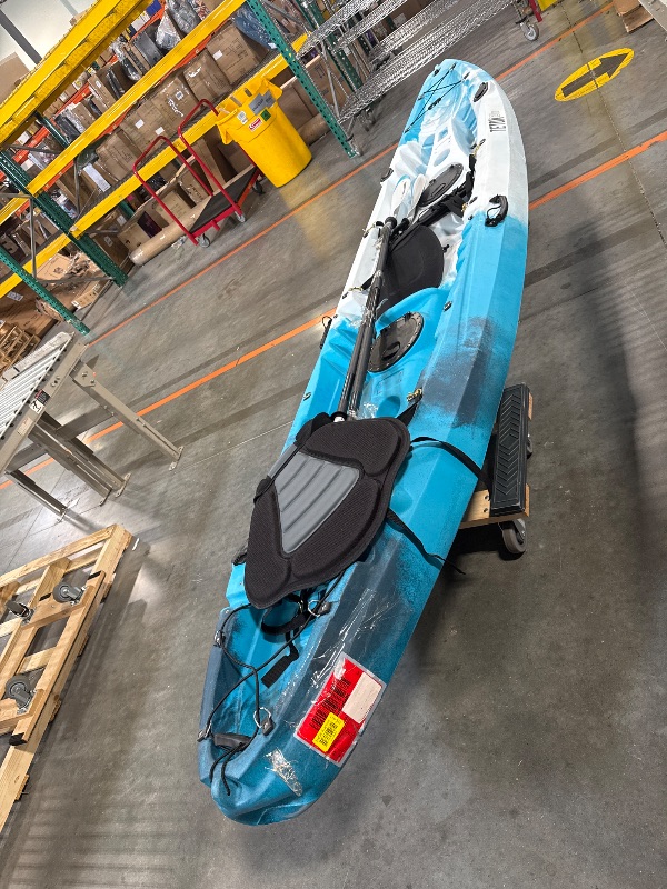 Photo 5 of **SMALL DENT IN FRONT** Perception Tribe 13.5 Sit on Top Tandem Kayak for All-Around Fun Large Rear Storage with Tie Downs