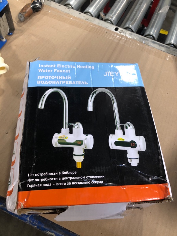 Photo 1 of 110V Hot Water Heater Faucet Instant Tankless Water Heater Electric Kitchen Bathroom Fast Heating Tap Water Faucet with LED Digital Display
