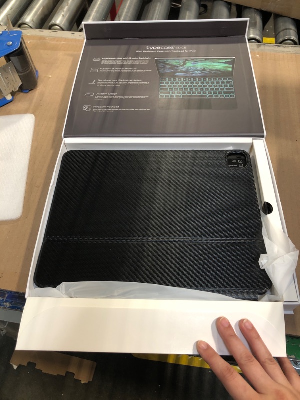 Photo 1 of typecase Keyboard Case for iPad Pro 13-inch (M4) 2024,Magic Keyboard with 11 Colors Backlight for iPad Pro 13,Keyboard Case with Pencil Holder,Multi-Touch Trackpad,Easy-Set Magnetic Stand,Carbon Fiber