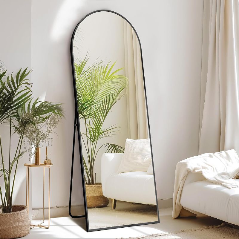 Photo 1 of ***SIMILAR PRODUCT***
Arched 64"x21" Full Length Mirror Full Body Floor Mirror Standing Hanging or Leaning Wall,Black