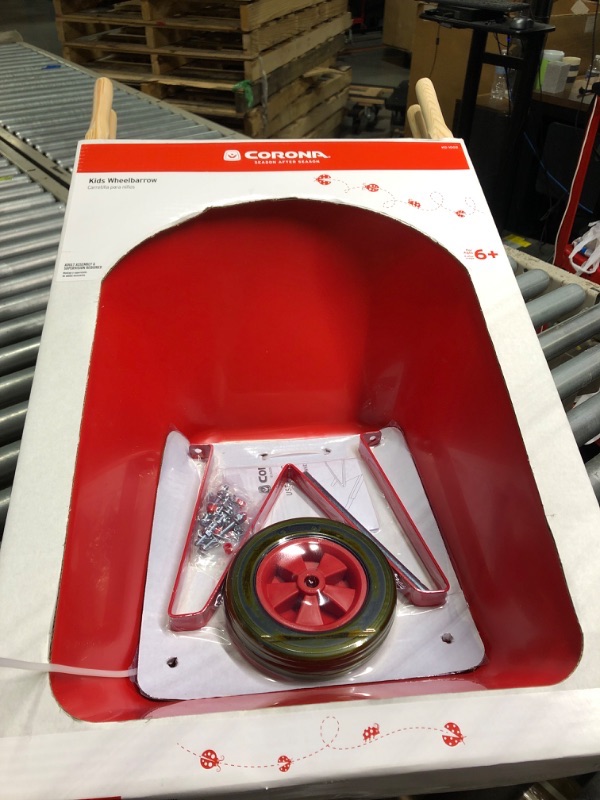 Photo 2 of 
Radio Flyer Kid's Wheelbarrow, Red Toy Wheelbarrow for Children