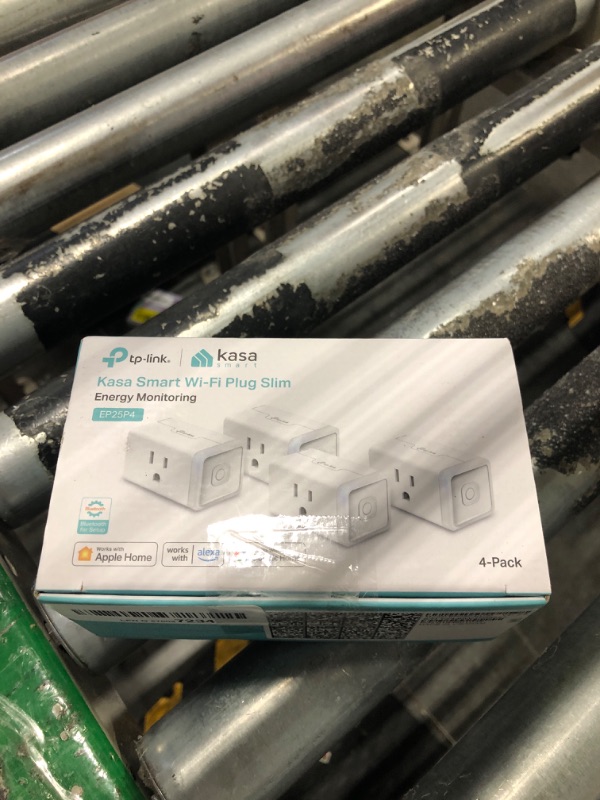 Photo 1 of Kasa Smart Plug Mini 15A, Apple HomeKit Supported, Smart Outlet Works with Siri, Alexa & Google Home, UL Certified, App Control, Scheduling, Timer, 2.4G WiFi Only, 4 Count (Pack of 1) (EP25P4), White