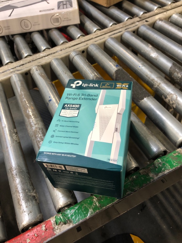 Photo 1 of TP-Link AX5400 WiFi 6 Range Extender with Ethernet Port | Internet Signal Booster for Home | Tri-Band Wireless Repeater Amplifier | Built In Access Point Mode | APP Setup | OneMesh Compatible (RE815X)