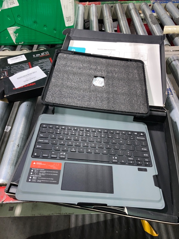 Photo 1 of Nillkin iPad Pro 13 Inch Case with Keyboard (M4, 2024), iPad Pro 13 Keyboard Case with Stand and Slide Camera Cover-7 Colors Backlit Keyboard Case with Pencil Holder & Touchpad, Removable Case, Black