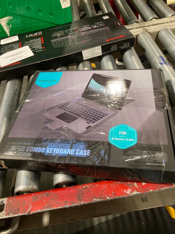 Photo 1 of Nillkin iPad Pro 13 Inch Case with Keyboard (M4, 2024), iPad Pro 13 Keyboard Case with Stand and Slide Camera Cover-7 Colors Backlit Keyboard Case with Pencil Holder & Touchpad, Removable Case, Black