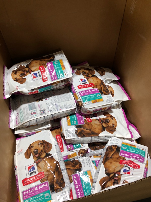 Photo 2 of ***OVER 20 PACK*** Hill's Science Diet Perfect Weight, Adult 1-6, Small & Mini Breeds Weight Management Support, Dry Dog Food, Chicken Recipe, 12.5 lb Bag