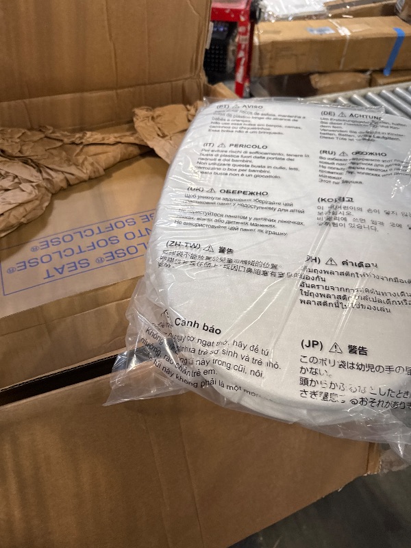 Photo 1 of ***PARTIAL SET*** TOTO Drake Two-Piece Elongated 1.6 GPF TORNADO FLUSH Toilet with CEFIONTECT and SoftClose Seat, WASHLET+ Ready, Cotton White - MS776124CSG#01