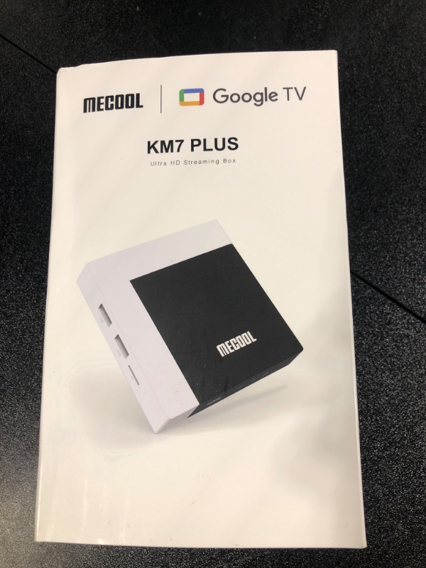 Photo 2 of Android TV Box 11.0, MECOOL KM7 Plus Smart TV Box 4K HDR 2GB 16GB Support 2.4G/5.0G/BT 5.0/AV1 Google TV Remote Streaming Media Player with Amlogic S905Y4 Netflix Google Assistant Dolby Atmos